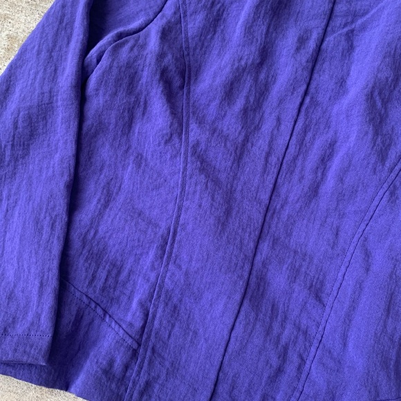 Chico’s Purple Moto Jacket - Picture 12 of 13